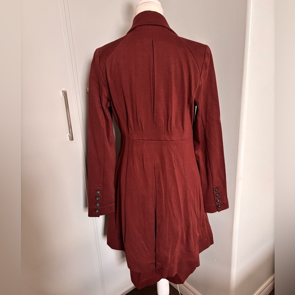 CAbi Two Piece Burgundy Suit with Notched Lapel and Streamlined Silhouette - Picture 10 of 10